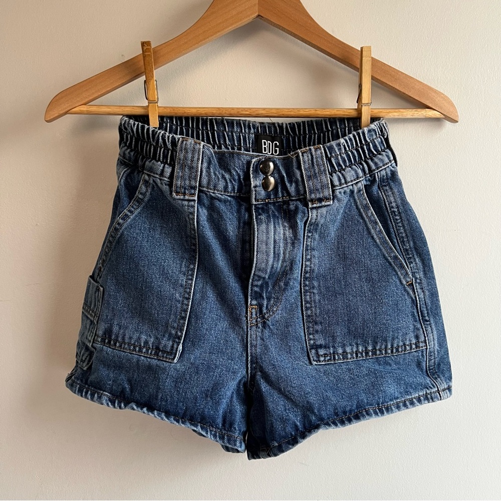 BDG High Waist Blue‎ Denim Shorts